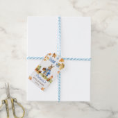 Étiquettes-cadeau Baby shower d'automne de Peter lapin merci pour (Avec de laficelle)