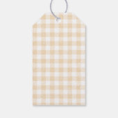 Étiquettes-cadeau Baby shower d'automne neutre pour le petit Citroui (Dos)