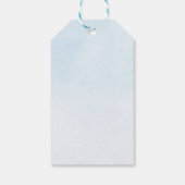 Étiquettes-cadeau Baby shower de Ballons éléphants mignons (Dos)