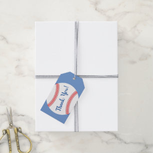 Étiquettes-cadeau Baby shower de baseball Little Slugger