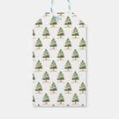 Étiquettes-cadeau Baby shower de cerfs de bois (Dos)