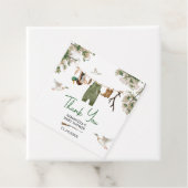 Étiquettes Cadeau Baby shower de chasse au canard (En situation)