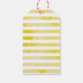 Étiquettes-cadeau Baby shower de citron jaune rustique (Dos)