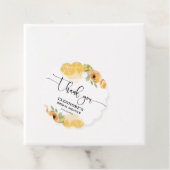 Étiquettes Cadeau Baby Shower de Citrons et Fleurs  (En situation)