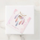 Étiquettes Cadeau baby shower de dragage aquarelle (En situation)