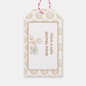 Étiquettes-cadeau Baby shower de ferme mignonne (Dos)