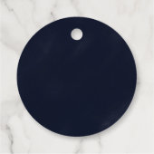 Étiquettes Cadeau Baby shower de garçon Galaxy (Dos)