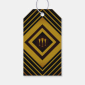 Étiquettes-cadeau Baby shower de Gatsby Gold 2020 (Dos)