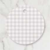 Étiquettes Cadeau Baby shower de golf neutre (Dos)