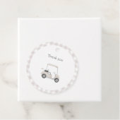 Étiquettes Cadeau Baby shower de golf neutre (En situation)