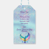 Étiquettes-cadeau Baby shower de grossesse de maman mère (Dos)