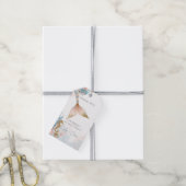 Étiquettes-cadeau Baby shower de la queue de sirène rose (Avec de la ficelle)