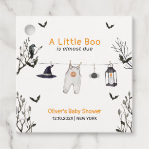 Étiquettes Cadeau Baby shower de linge de toilette de petite taille