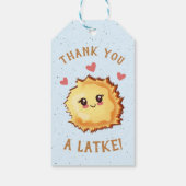 Étiquettes-cadeau Baby shower de Little Latke Hanoukka (Dos)