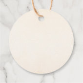 Étiquettes Cadeau Baby shower de Llama Merci (Dos)