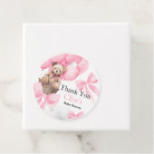 Étiquettes Cadeau Baby shower de l'ours (En situation)