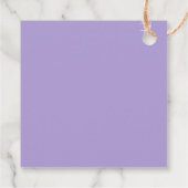 Étiquettes Cadeau Baby shower de Merci de rêve pourpre (Dos)