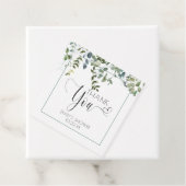 Étiquettes Cadeau Baby shower de Merci de verdure simple (En situation)