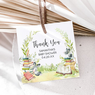 Étiquettes Cadeau Baby shower de nouveau chapitre Storybook