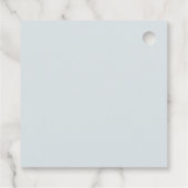 Étiquettes Cadeau Baby shower de nuage mignon (Dos)