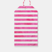 Étiquettes-cadeau Baby shower de pastèque rose (Dos)