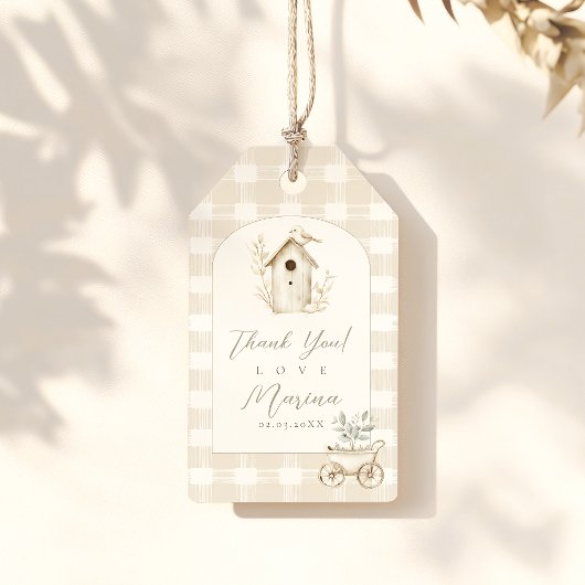 Étiquettes-cadeau Baby Shower de Petit Poussin