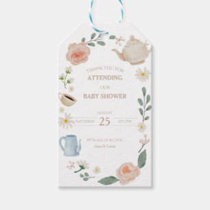 Étiquettes-cadeau Baby shower de thé de l'après-midi Cadeau et Favor