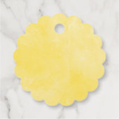 Étiquettes Cadeau Baby shower de verdure aux citrons (Dos)