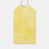 Étiquettes-cadeau Baby shower de verdure aux citrons (Dos)