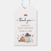 Étiquettes-cadeau Baby shower d'Halloween (Devant)