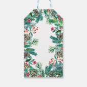 Étiquettes-cadeau Baby shower d'hiver (Dos)