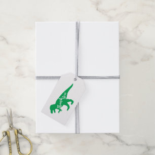 Étiquettes-cadeau Baby shower Dinosaur