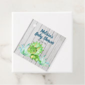 Étiquettes Cadeau Baby shower Dinosaur (En situation)