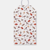 Étiquettes-cadeau Baby shower du champignon Boho (Dos)
