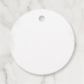 Étiquettes Cadeau Baby shower Fleur sauvage Boho (Dos)