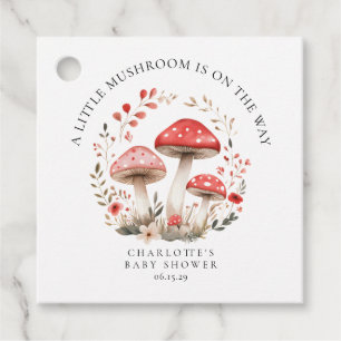 Étiquettes Cadeau Baby shower Fleur sauvage de Little Mushroom