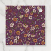 Étiquettes Cadeau Baby shower floral (Dos)