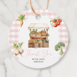 Étiquettes Cadeau Baby shower frais à croissance locale En vichy