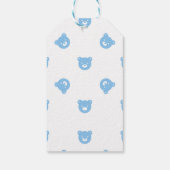 Étiquettes-cadeau Baby shower Garçon Teddy Bear (Dos)