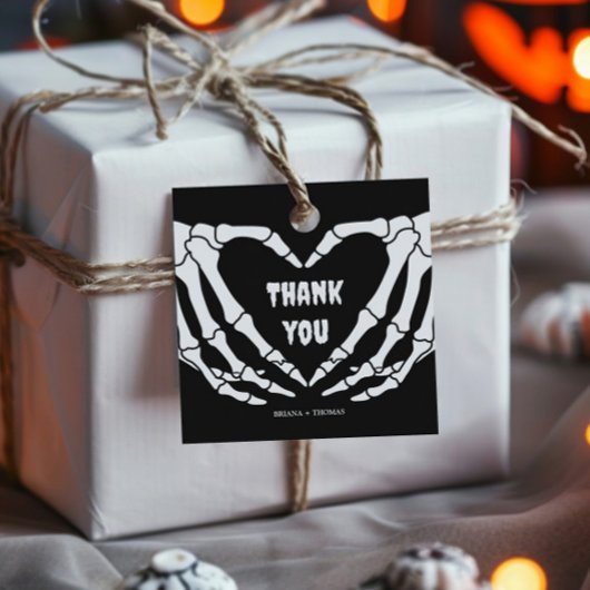 Étiquettes Cadeau Baby shower gothique d'Halloween