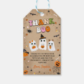 Étiquettes-cadeau Baby shower Halloween Cute Ghost (Devant)