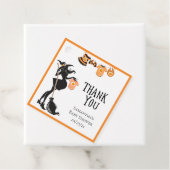 Étiquettes Cadeau Baby shower Halloween Witch (En situation)