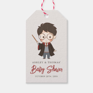 Étiquettes-cadeau Baby shower Harry Potter simple