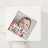 Étiquettes Cadeau Baby shower merci (En situation)