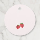 Étiquettes Cadeau Baby shower Merci à l'aquarelle (Dos)