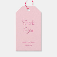 Baby shower Merci chic rose simple
