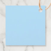 Étiquettes Cadeau Baby shower Merci Eléphant mignon (Dos)