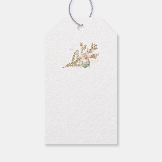 Étiquettes-cadeau Baby shower Merci Rocking Horse (Dos)