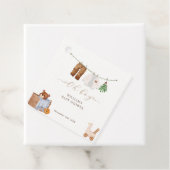 Étiquettes Cadeau Baby shower minimal Boho Boy (En situation)