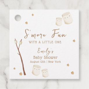 Étiquettes Cadeau Baby shower minimaliste Boho S'more Fun Stars